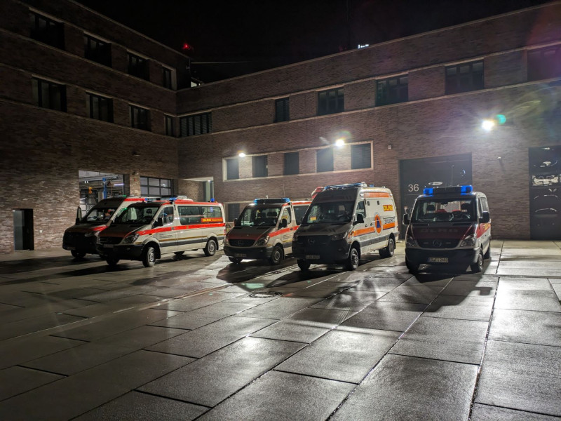Bereitstellungsraum bei der Feuerwehr Stuttgart